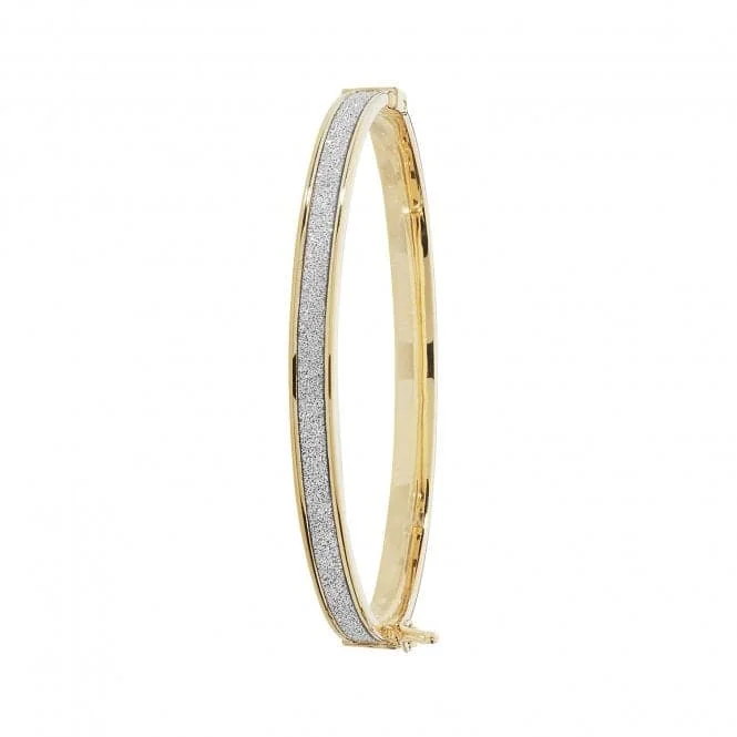 9ct Yellow Gold Babies Hinged Bangle BN387B