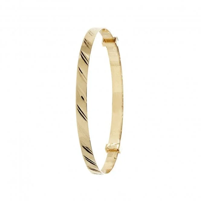 9ct Yellow Gold Baby Bangle BN133