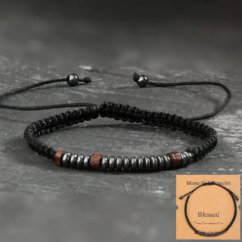 Blessed Morse Code Bracelet