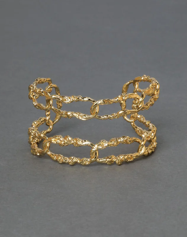 BRUT LINK DOUBLE CUFF BRACELET