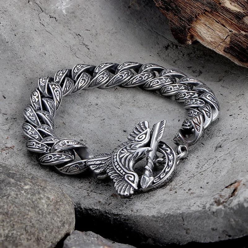 Eagle Arrow Stainless Steel Bracelet