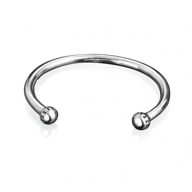 Fred Bennett Bangle Oxidised Circle Pattern B2840