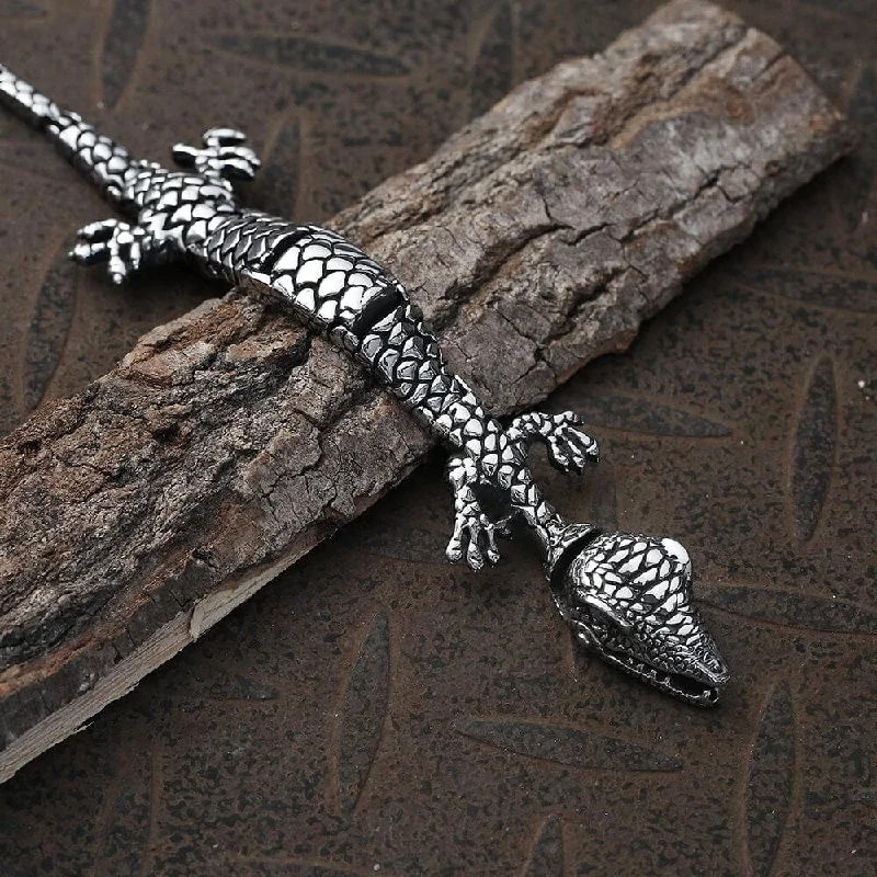 Lizard Stainless Steel Animal Bracelet