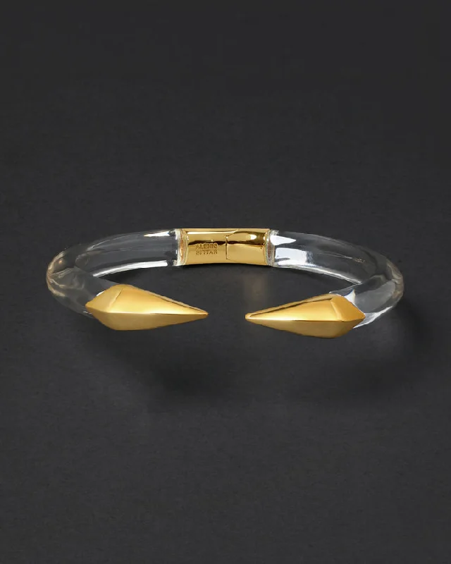 MIRRORED PYRAMID HINGE BRACELET