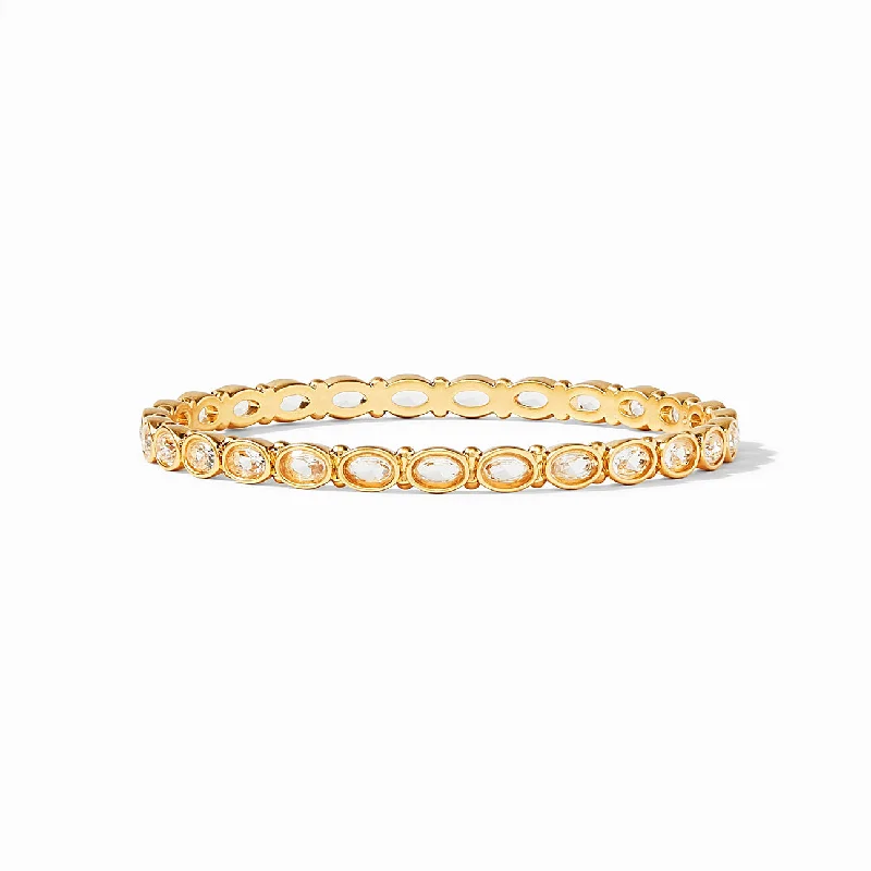 MYKONOS BANGLE GOLD CRYSTAL