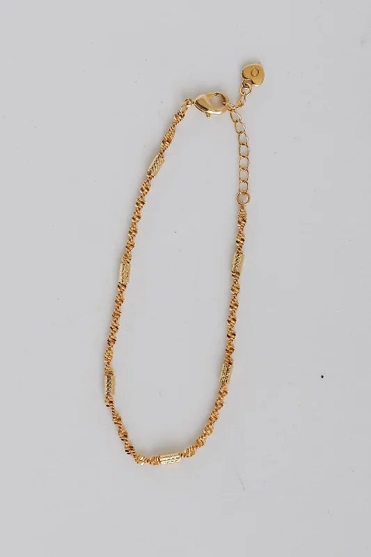 Penelope Gold Chain Bracelet