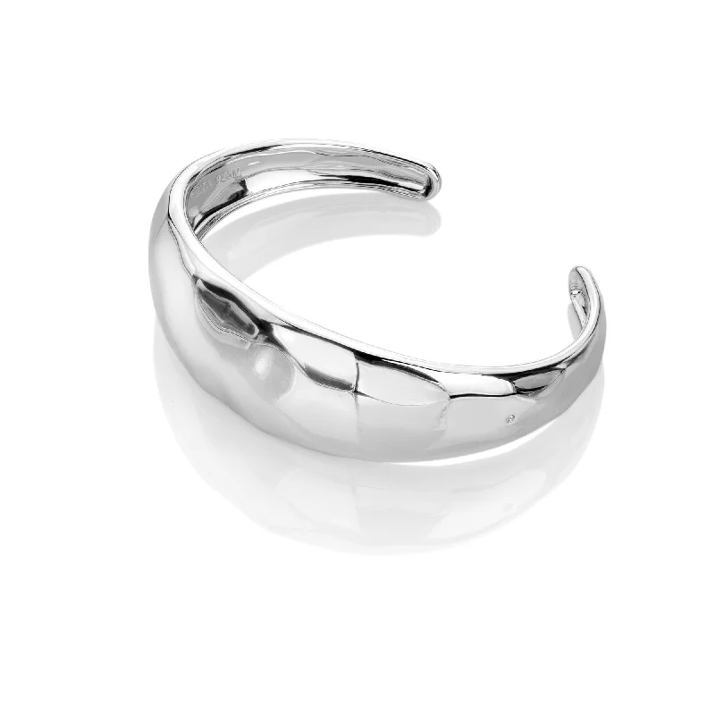 Sterling Silver HD X TG Organic Cuff Bangle DC207