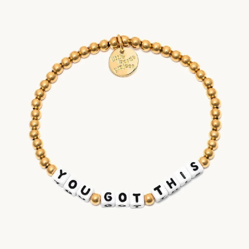 YOU GOT THIS GOLD BRACELET