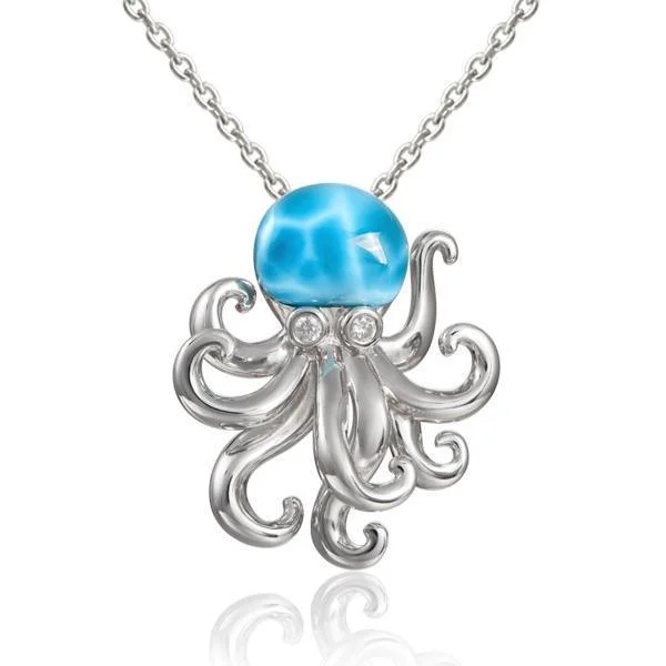 Larimar Kraken Pendant by Alamea