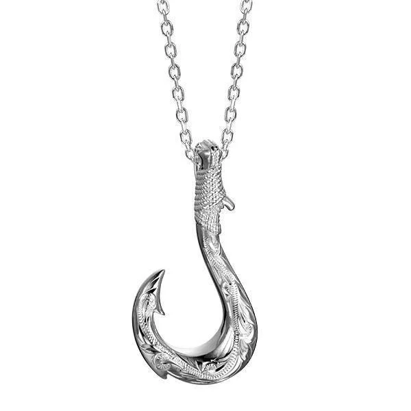 Manaiakalani Fish Hook Pendant by Alamea