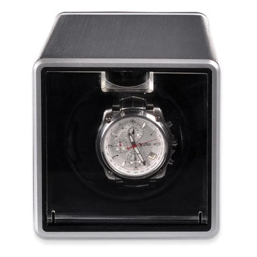 Rotations Silver Metal Single Watch Winder