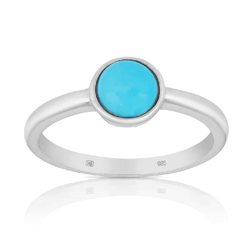 Turquoise Ring in Sterling Silver