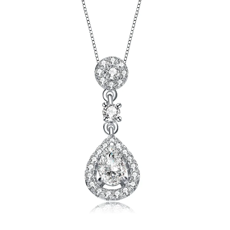 Constance Marquise Teardrop Pendant