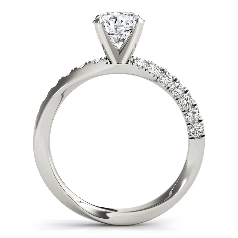 Auriya 14k White Gold Lab Grown Round Diamond Engagement Ring 0.50 to 5.00 ct. tw. (F-G VS)