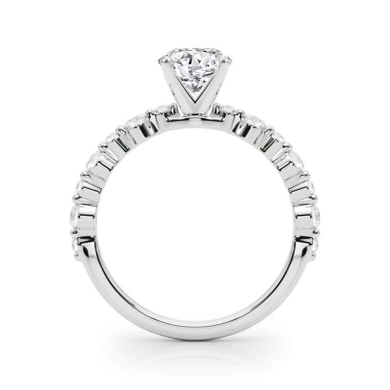 Auriya 14k White Gold Lab Grown Round Diamond Engagement Ring 0.50 to 5.00 ct. tw. (F-G VS)