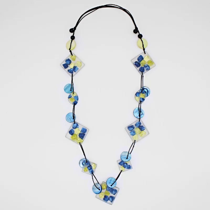 Blue Petula Necklace