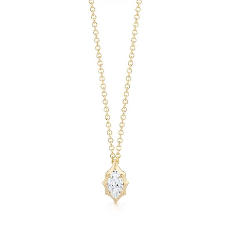 Maverick Diamond Solitaire Pendant