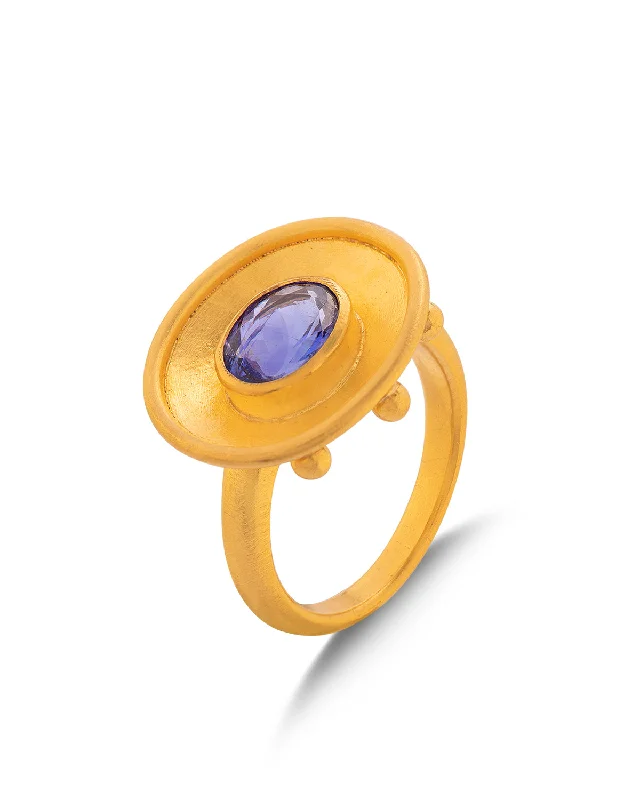 Coupe Ring Tanzanite