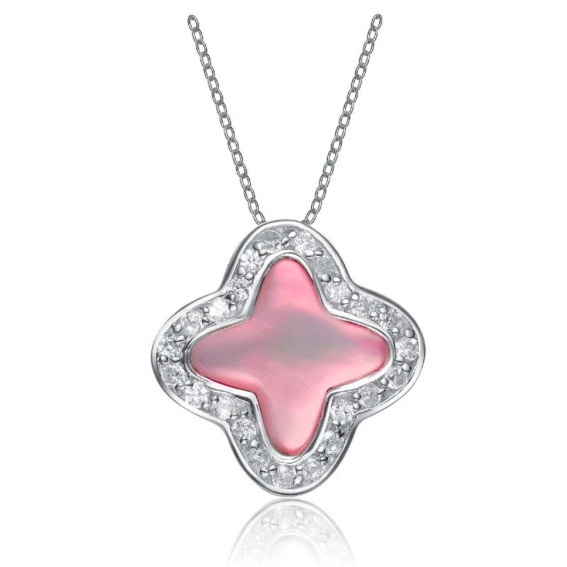 Juliette Pink Dangling Pendant Necklace