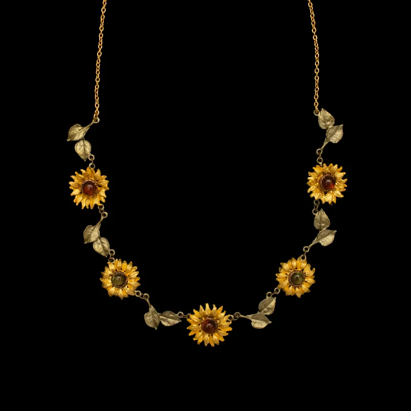 Van Gogh Sunflower Necklace - Web Exclusive