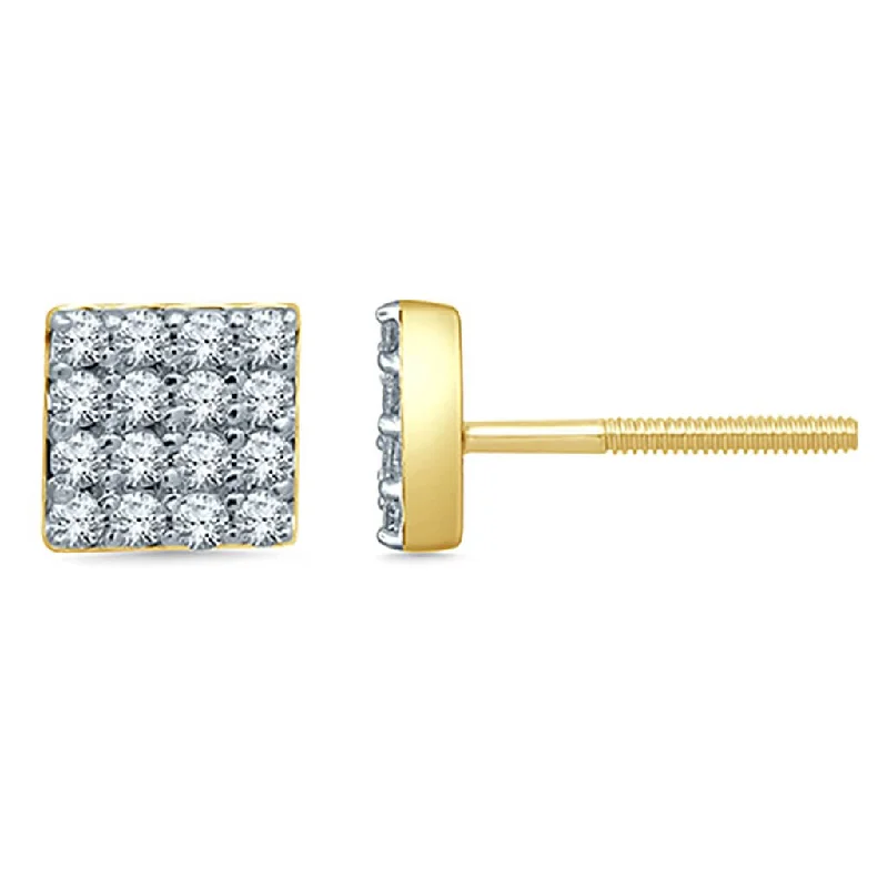 10K 0.38-0.40CT D-EARRINGS