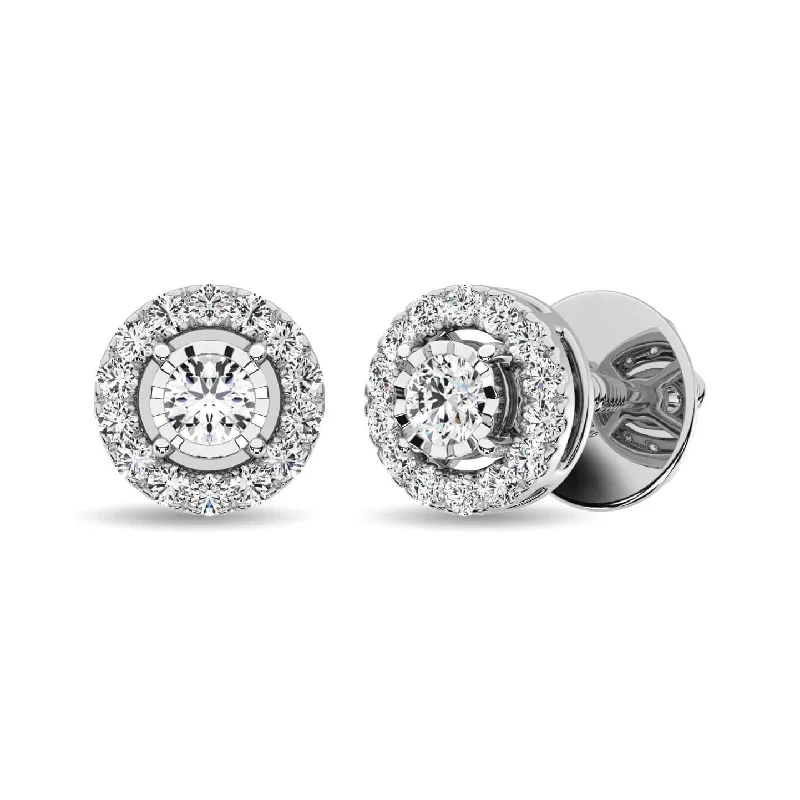 JDTK-59257- 0.4 Ct.Tw.Diamond Stud Earrings