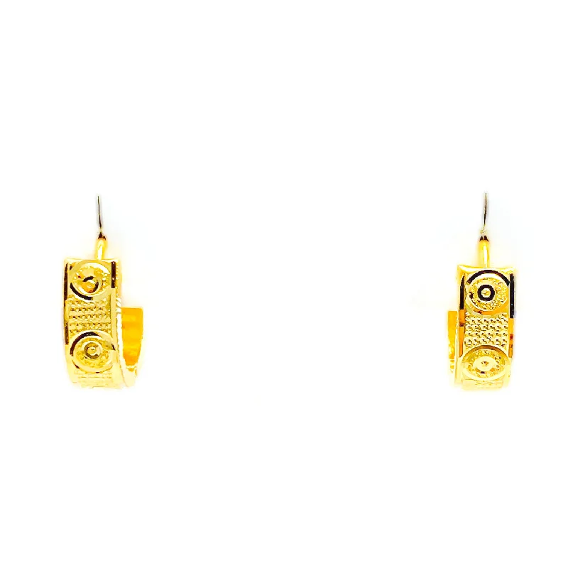 Jazzy Beautiful 22k Gold Earrings