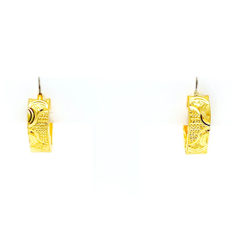 Palatial Exquisite 22k Gold Earrings