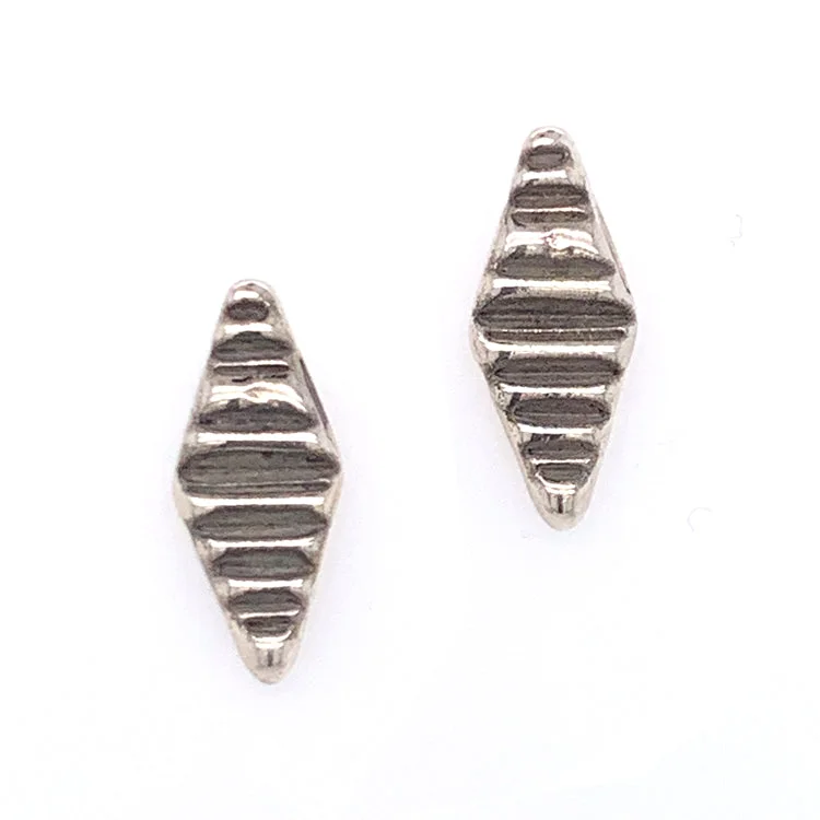 Parallelogram Stud Earrings