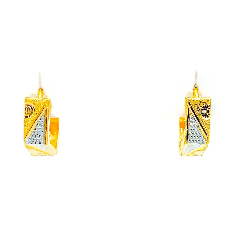 Upscale Regal 22k Gold Earrings