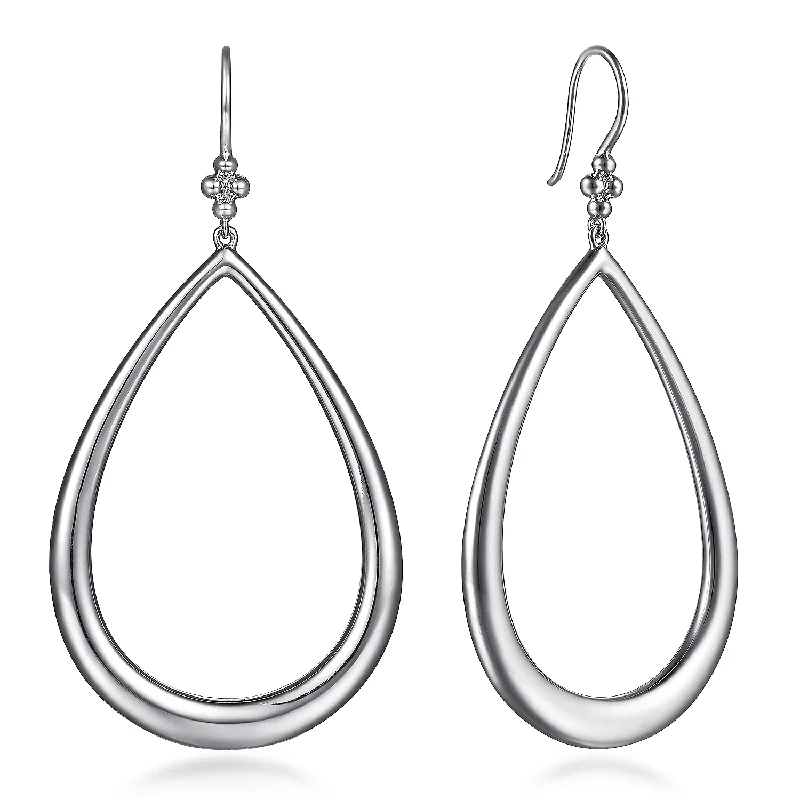 925 Sterling Sliver Teardrop Earrings